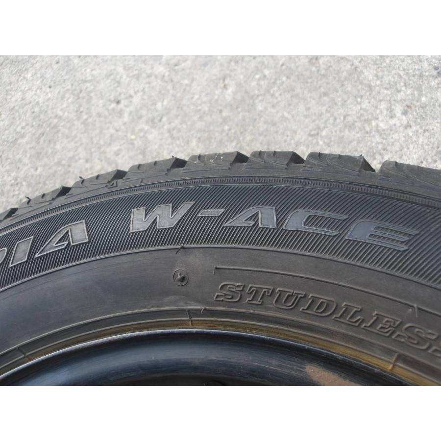 R316-ソ2 中古タイヤ ホイール 送料無料 155/65R13 冬4本セット