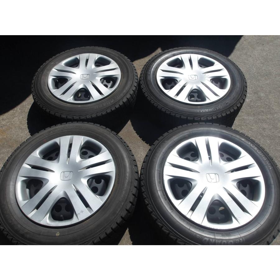 R331kp-ソ2 中古タイヤ ホイール 送料無料 175/65R15 冬4本セット 