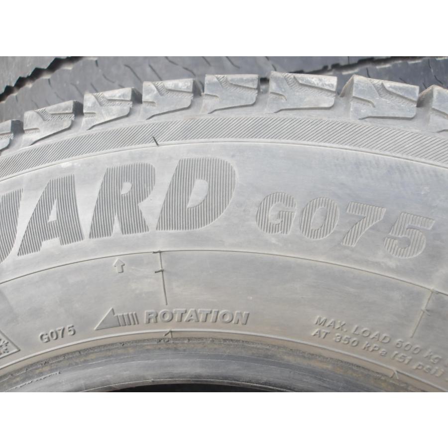 R5-ソ1 中古タイヤ 送料無料 175/80R15 冬2本セット スタッドレス 90Q 175/80-15 175/80-15 ヨコハマ アイスガード G075_5
