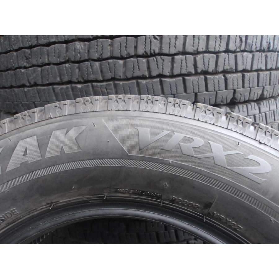 Y812-1 中古タイヤ 送料着払い 175/70R14 冬4本セット スタッドレス 84Q 175/70-14 175-70-14 ブリヂストン ブリザック VRX2の画像