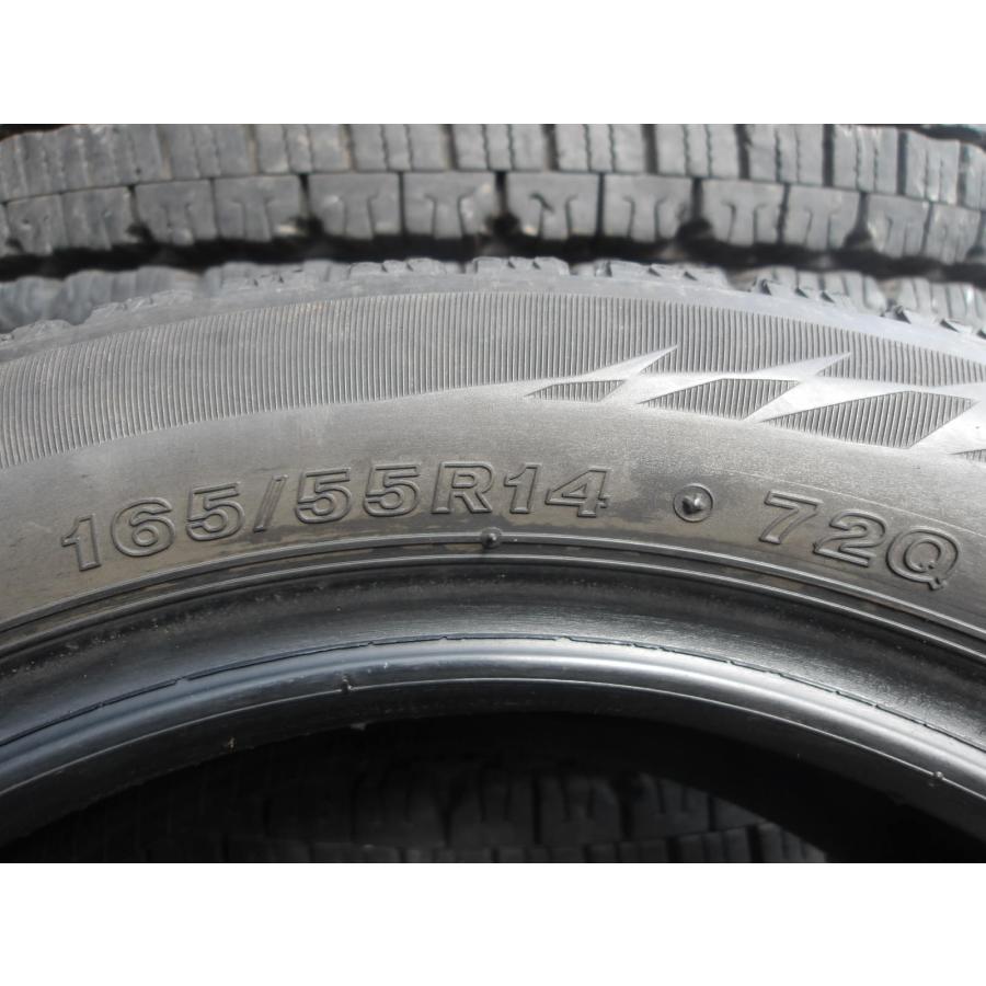 Y939-14 中古タイヤ 送料無料 165/55R14 冬4本セット