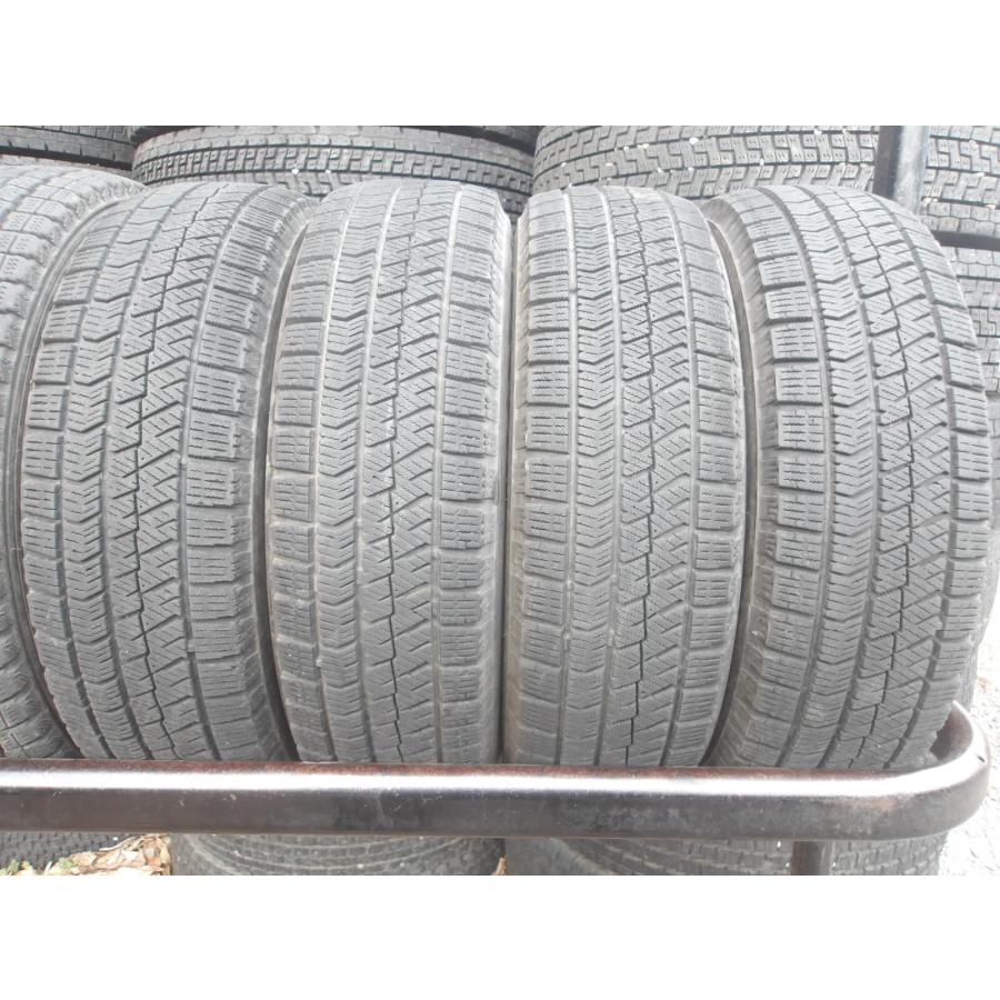 Y950k-1 中古タイヤ 送料無料 155/65R13 冬4本セット スタッドレス 73Q 