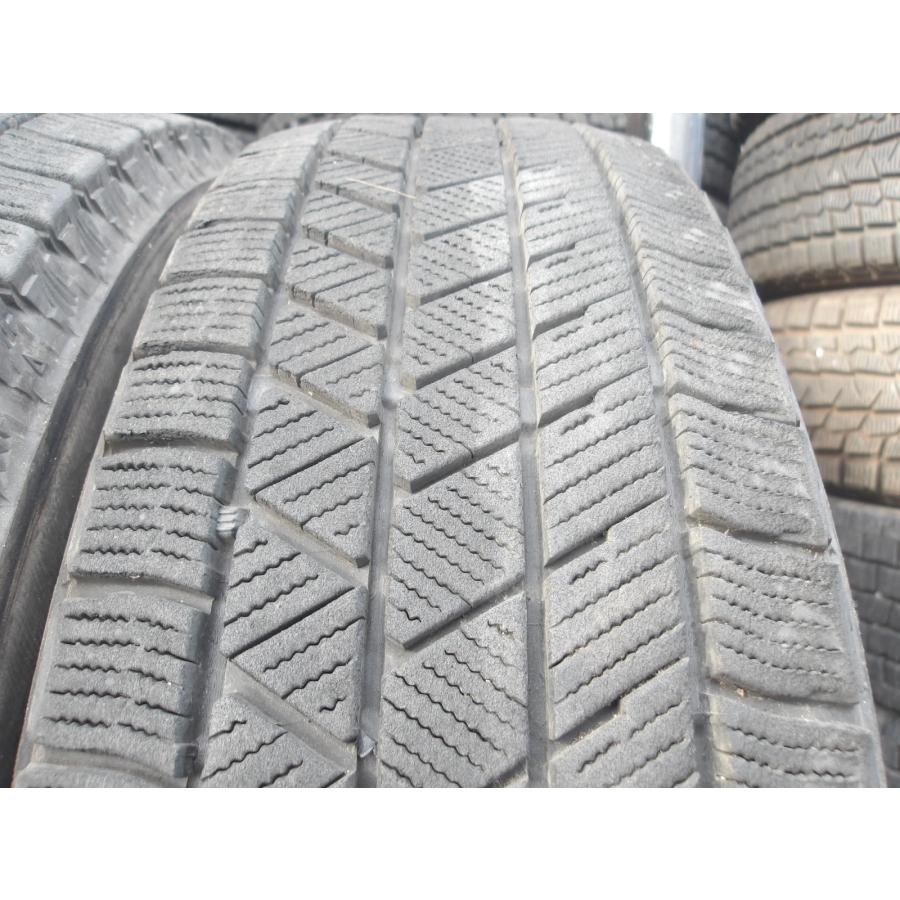 Y997-14 中古タイヤ 送料無料 165/65R14 冬4本セット スタッドレス 79Q 165/65-14 165-65-14 ブリヂストン ブリザック VRX3_4