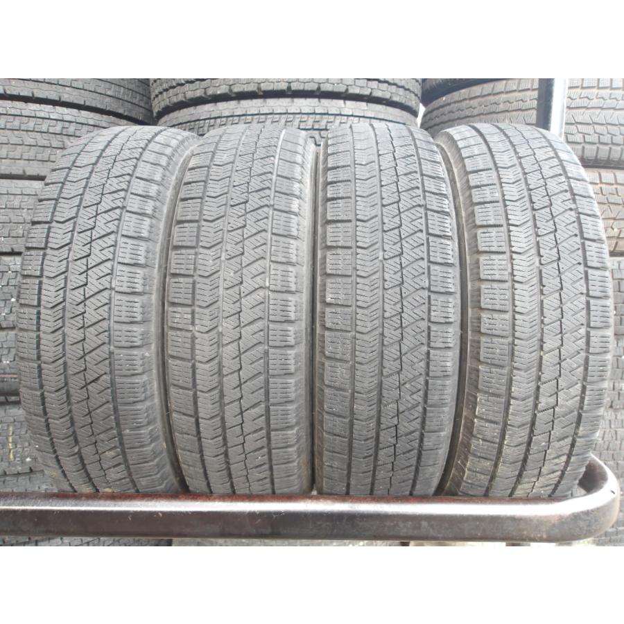 ③155/65R14中古冬用タイヤ4本 Y999-14 中古タイヤ 送料無料 155/65R14 冬4本セット スタッドレス 75Q