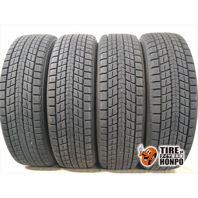 中古タイヤ 4本セット 225/55R19 99Q ダンロップ SJ8 スタッドレス 