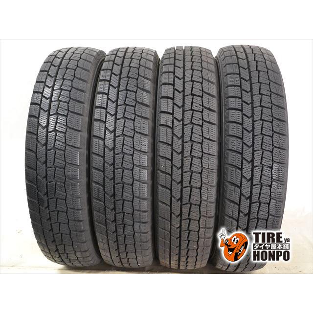 中古タイヤ 4本セット 155/65R14 75Q ダンロップ ウィンターマックス
