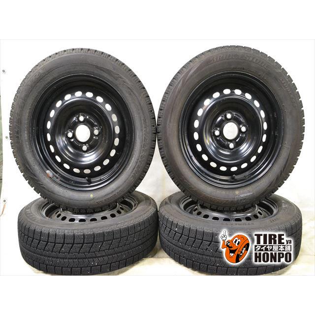中古タイヤ 4本セット 155/65R14 75Q ブリヂストン ブリザック VRX <br 