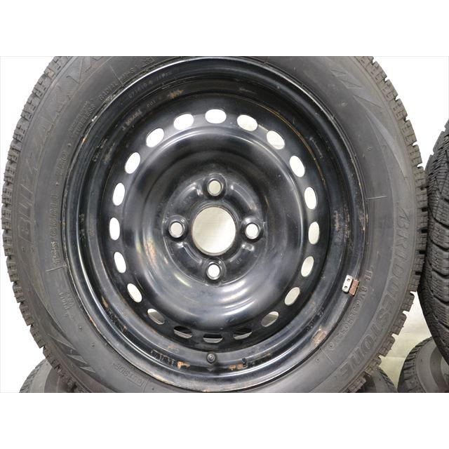 中古タイヤ 4本セット 155/65R14 75Q ブリヂストン ブリザックVRX <br