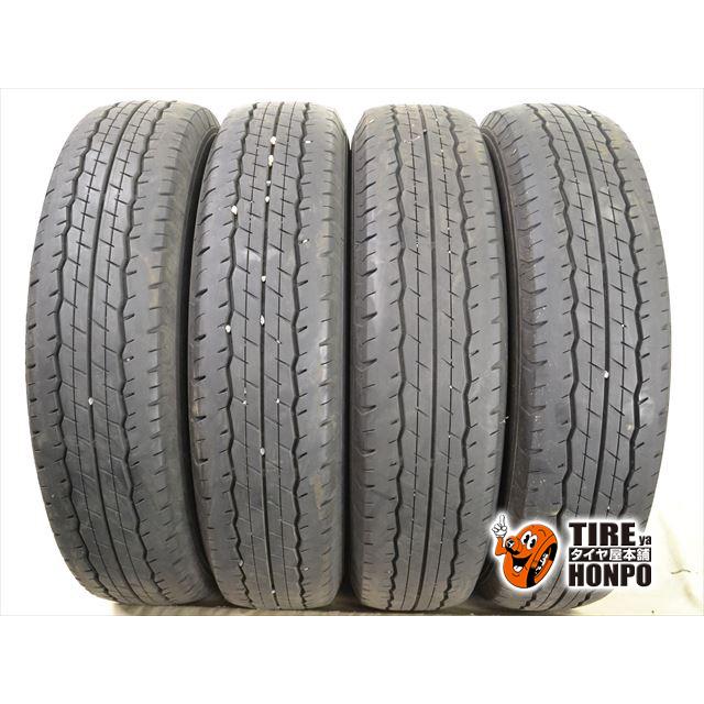 中古タイヤ 4本セット 195/80R15 107/105L ダンロップ SP175N サマー  