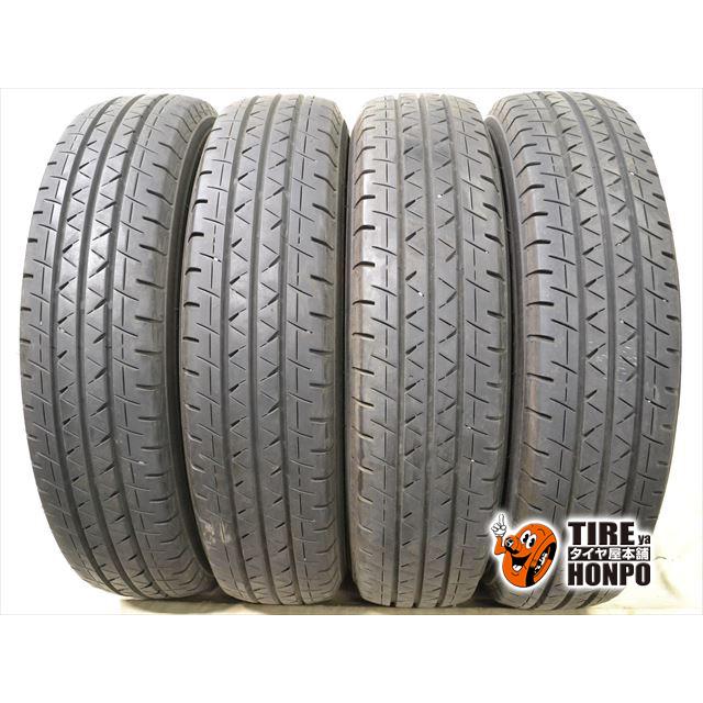 中古タイヤ 4本セット 195/80R15 107/105L ヨコハマ ブルーアースバン 