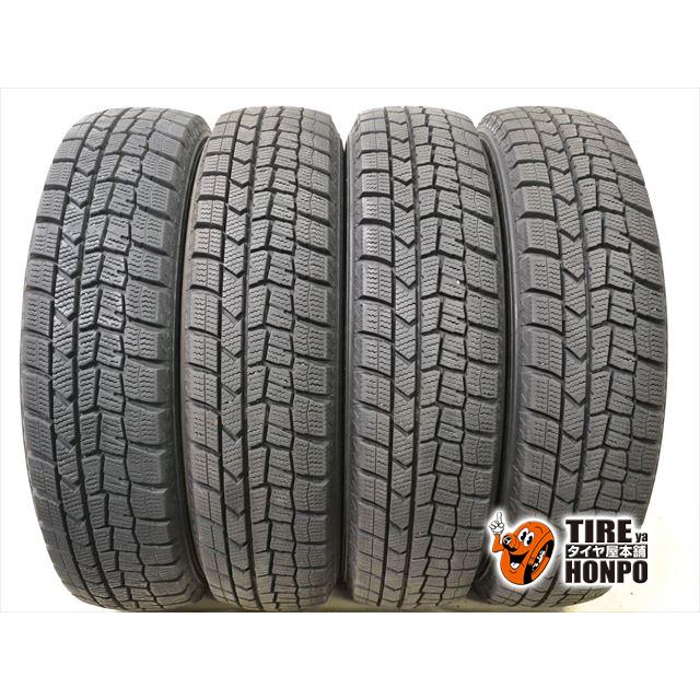 アルミ付スタッドレスタイヤ 中古 4本 155/65/R13