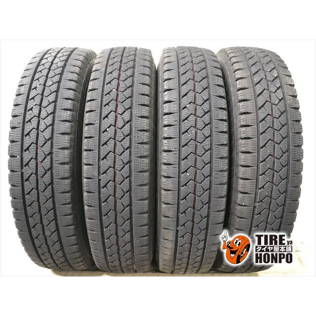 中古タイヤ 4本セット 195/80R15 107/105L ブリヂストン ブリザック VL 