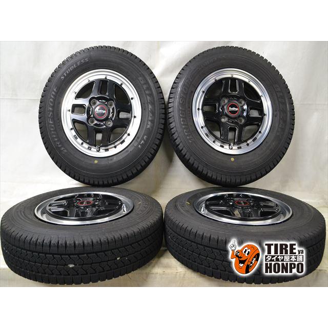中古タイヤ 4本セット 145R12 6PR ブリヂストン ブリザックVL-1 汎用 