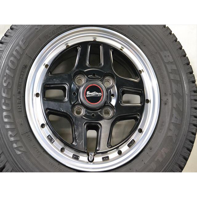 中古タイヤ 4本セット 145R12 6PR ブリヂストン ブリザックVL-1 汎用 