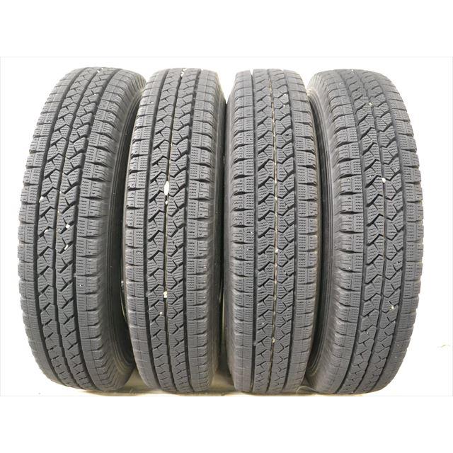 中古タイヤ 4本セット 145R12 6PR ブリヂストン ブリザックVL-1 汎用 
