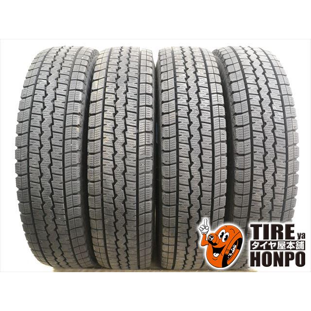 中古タイヤ 4本セット 165R13 8PR ダンロップ ウィンターマックスSV01 