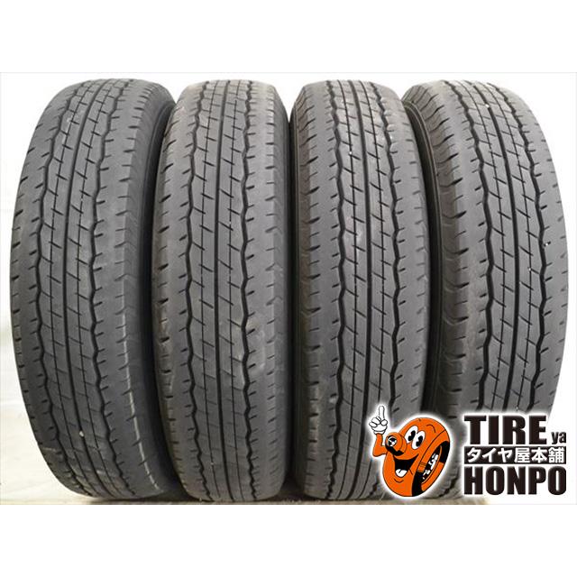 中古タイヤ 4本セット 195/80R15 107/105L ダンロップ SP175N サマー 