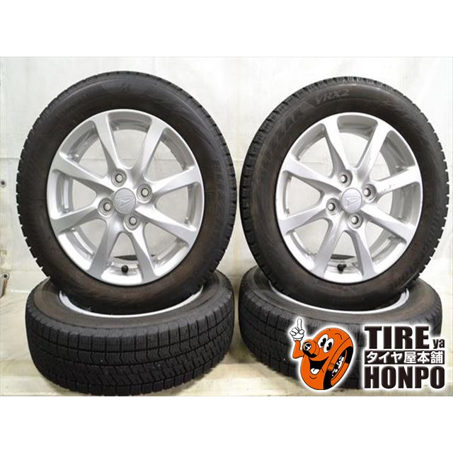 ブリヂストン軽自動車用スタッドレス155/65R14中古アルミセット