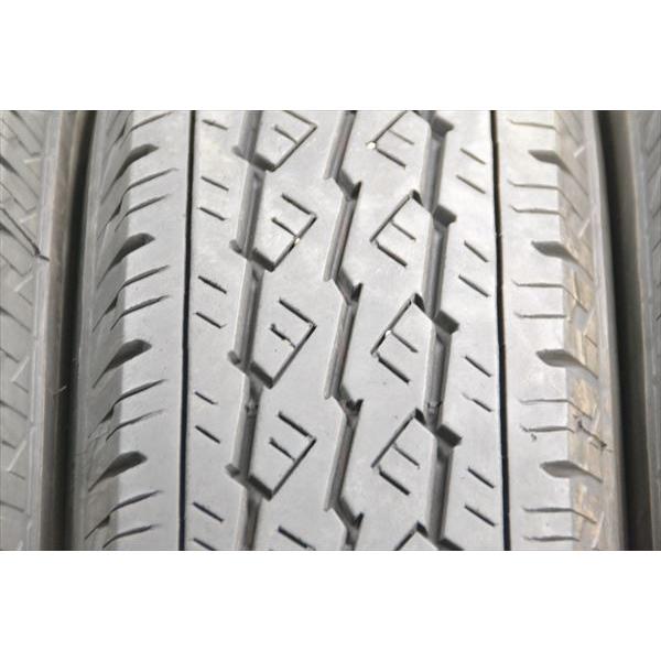 中古タイヤ 4本セット 195/80R15 107/105L ブリヂストン V600 サマー 