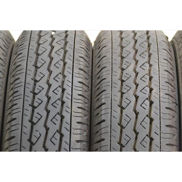 中古タイヤ 4本セット 155/80R14 88/86N ブリヂストン V600 サマー 
