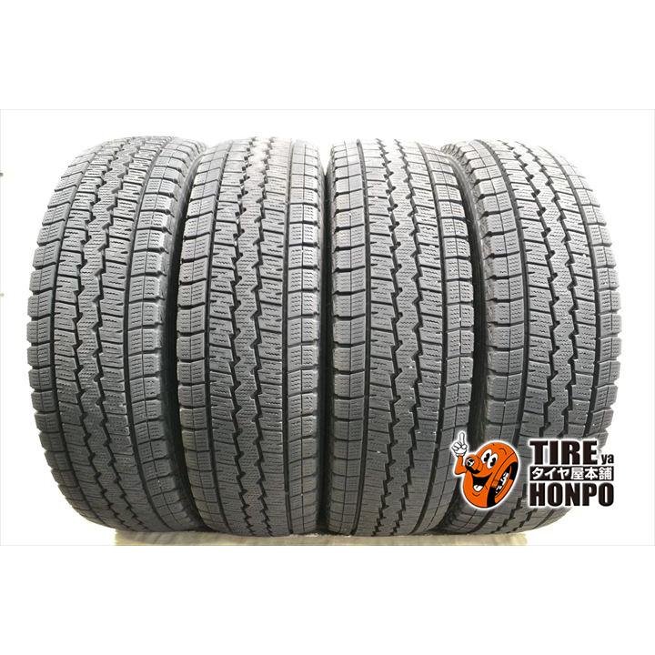 中古タイヤ 4本セット 195/80R15 107/105L ダンロップ ウィンター 