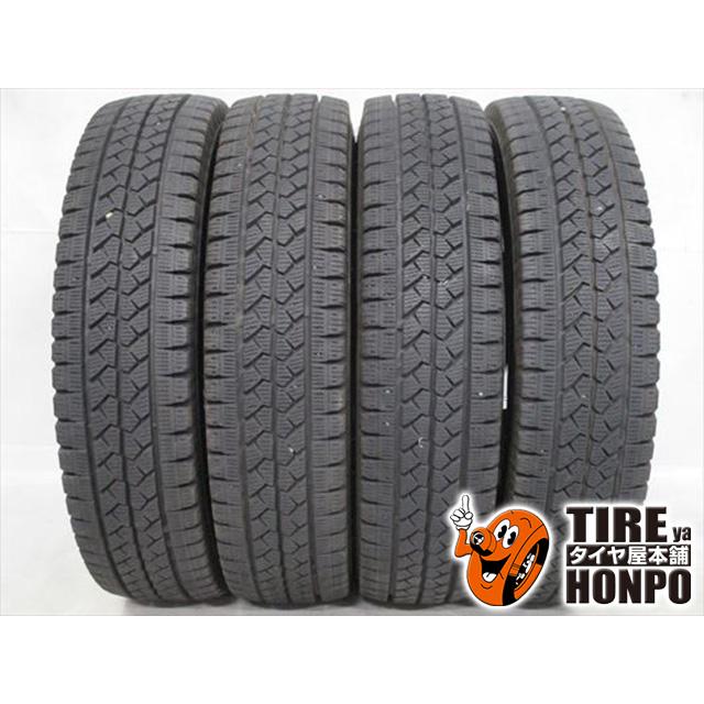 ブリジストン ブリザックVL1 スタッドレス165R14LT6PR 4本セット 中古タイヤ 4本セット 165R14 6PR ブリヂストン ブリザックVL-1
