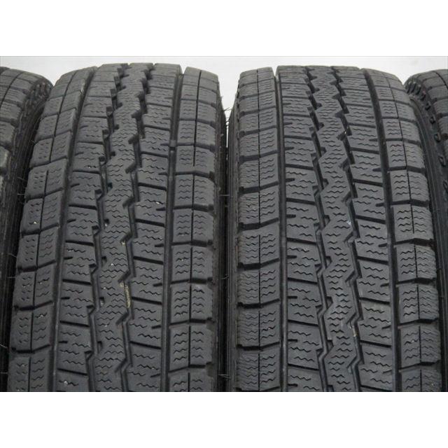 中古タイヤ 4本セット 145/80R12 80/78N ダンロップ ウィンター
