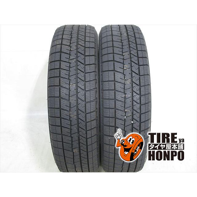中古タイヤ 2本セット 155/65R14 75Q ダンロップ ウィンターマックス 