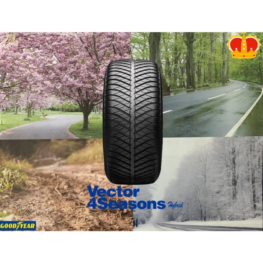 GOODYEAR キルティングベスト　グッドイヤー Vector（グッドイヤー） 2024年製 オールシーズンタイヤ