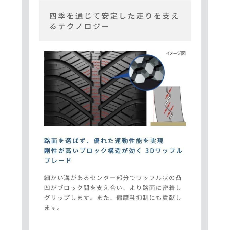 グッドイヤー オールシーズンタイヤ Vector 4 Seasons Hybrid   165/70R14   86H   4本セット☆日本製☆の画像