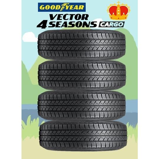 165/80R13 オールシーズンタイヤ / グッドイヤー ベクター 2本 ② Vector（グッドイヤー） グッドイヤー オールシーズン タイヤ VECTOR 4