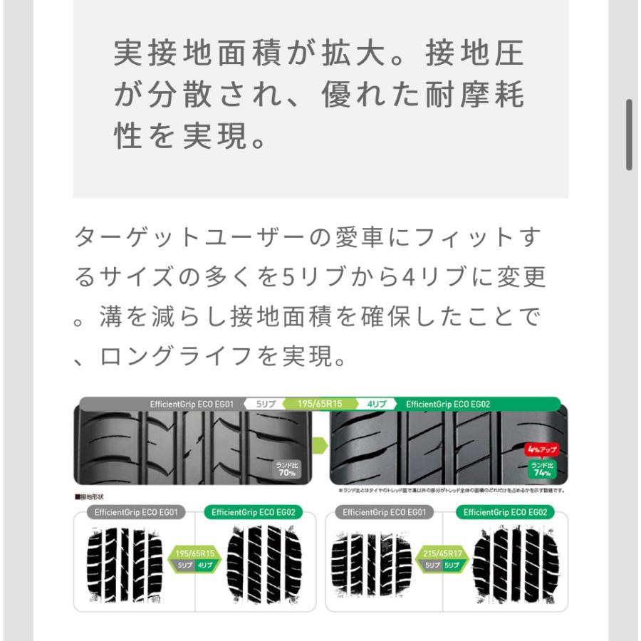 Efficient Grip 日本製 グッドイヤー タイヤ EfficientGrip ECO EG-02 