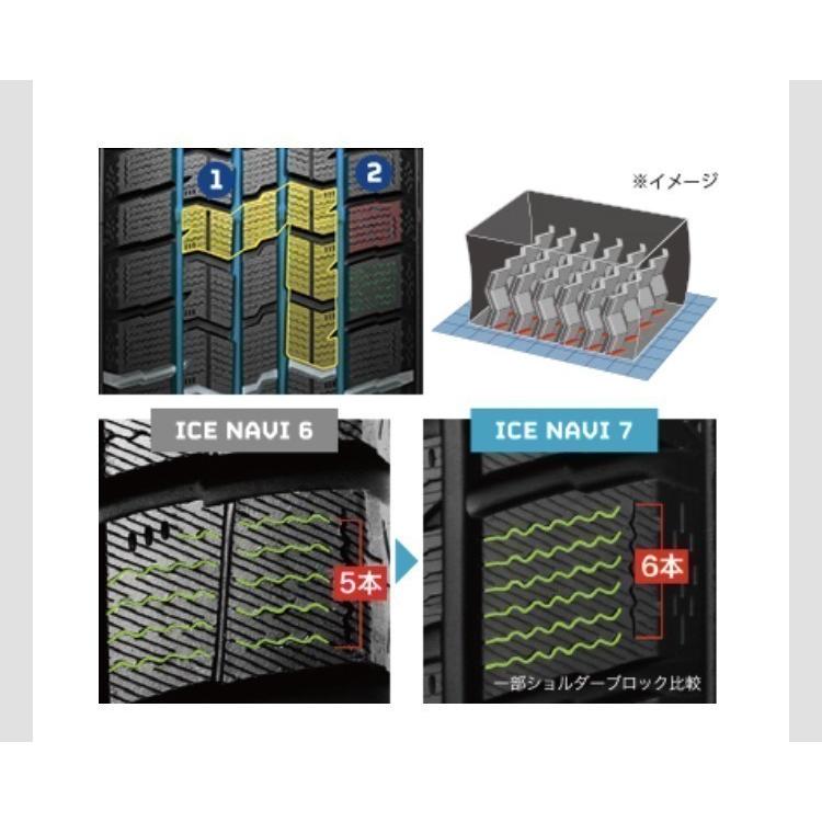 グッドイヤー（GOODYEAR） 2025年製 スタッドレス タイヤ ICE NAVI 7