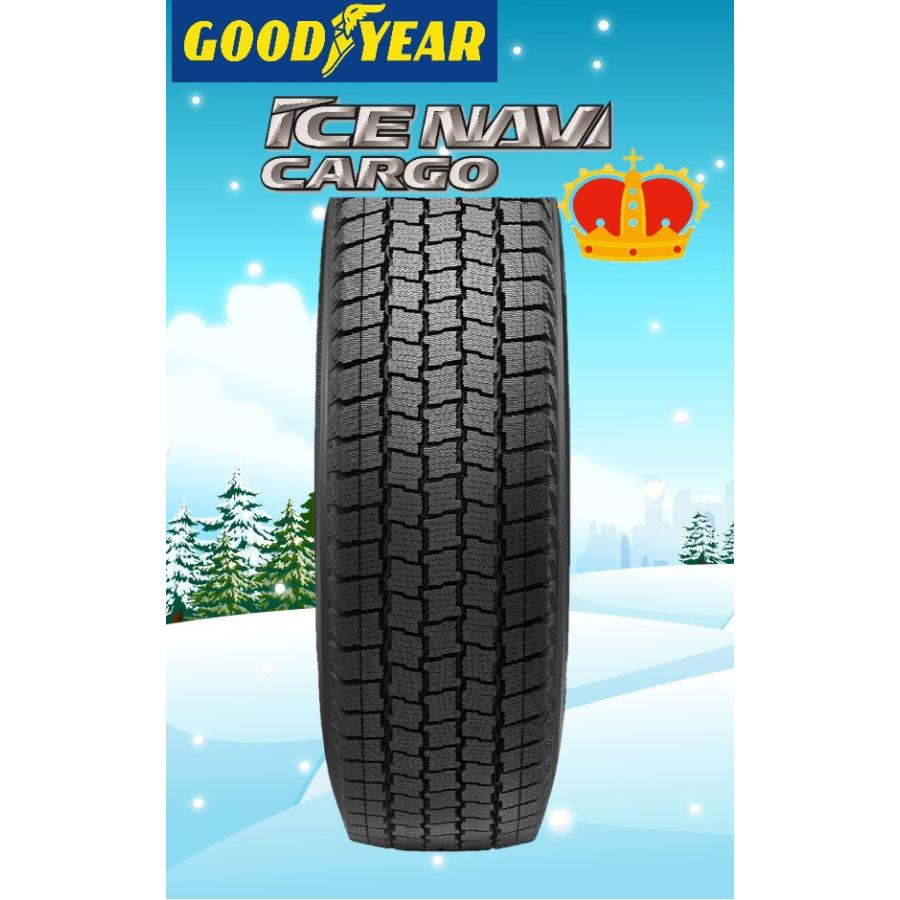 グッドイヤー　スタッドレス タイヤ　ICE NAVI CARGO   145R12　 6PR　アイス ナビ カーゴ｜tire-prince