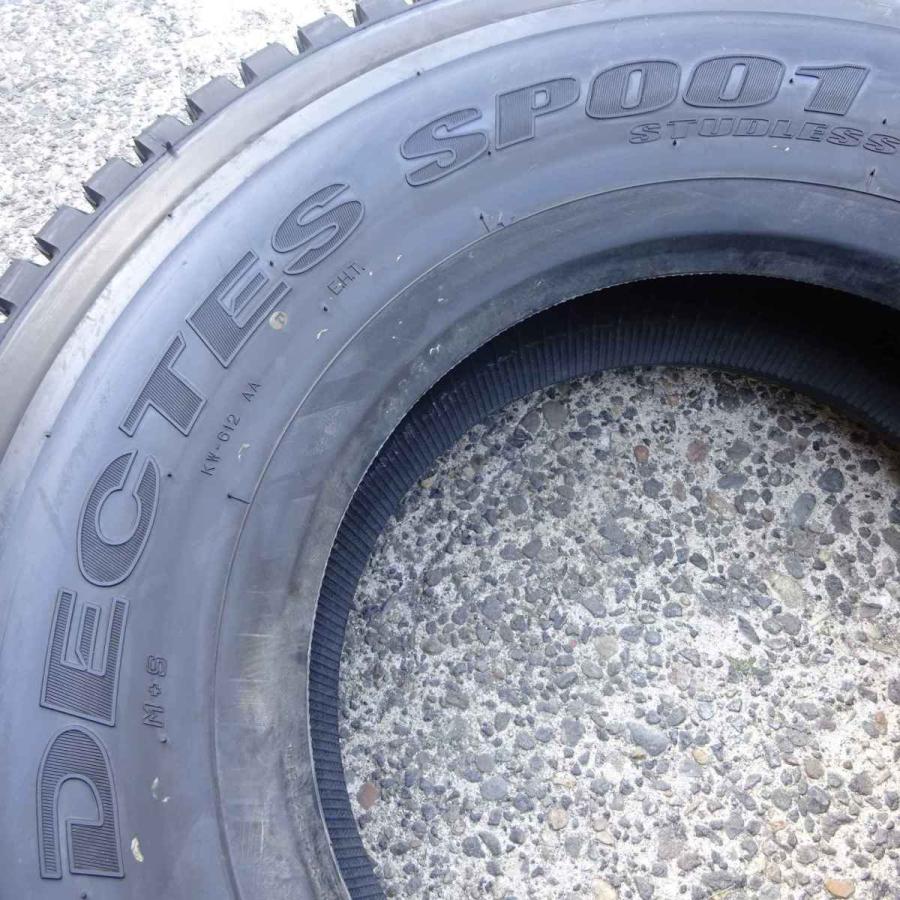DUNLOP DECTES SP001 245/80R17.5 133/131J 17.5インチ トラックタイヤ スタッドレス 6本 バリ溝 増トン ユニック等　(KTI530) クレジットカード QRコード決済可 DUNLOP DECTES SP001 245/80R17.5 133/131J 17.5インチ トラックタイヤ