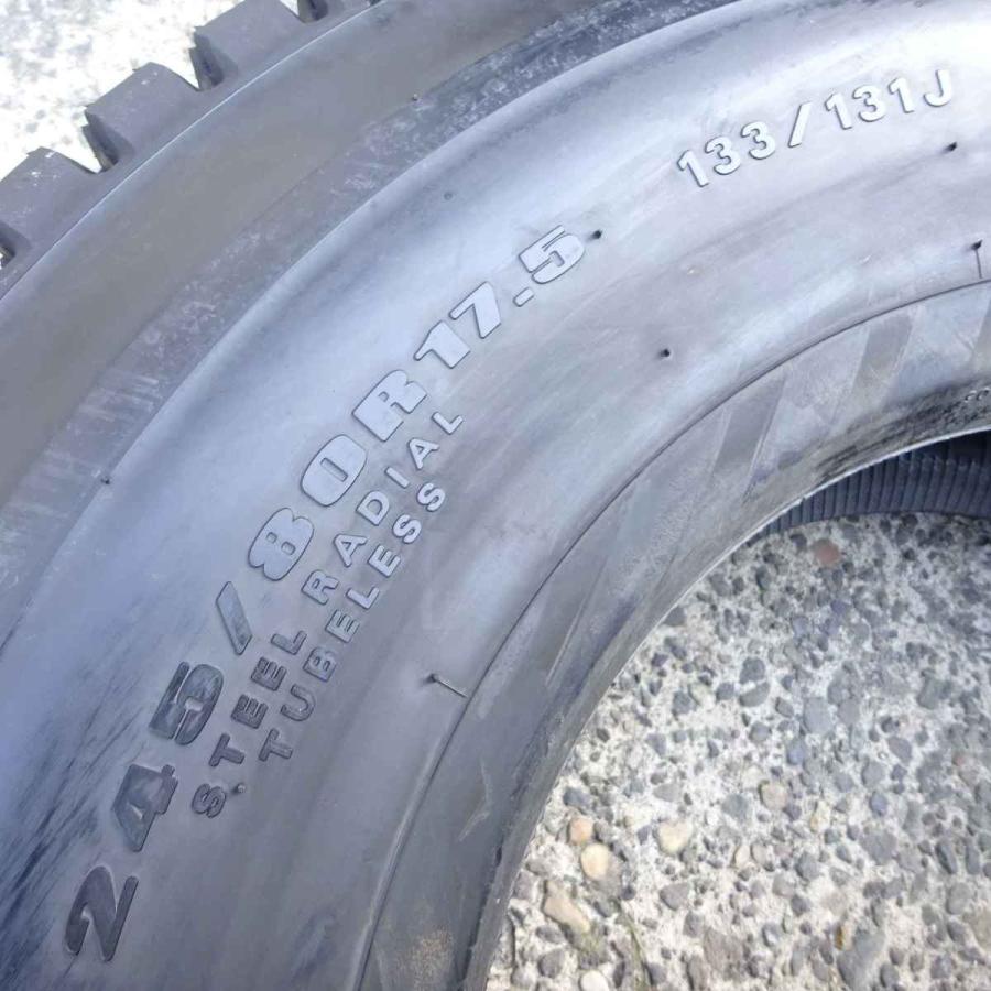 245/80R17.5 133/131 LT スタッドレスタイヤ 6本SET ダンロップ DECTES 