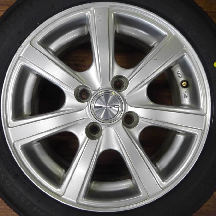 155/65R14×5.5J 75S サマータイヤ＆アルミホイール 4本SET