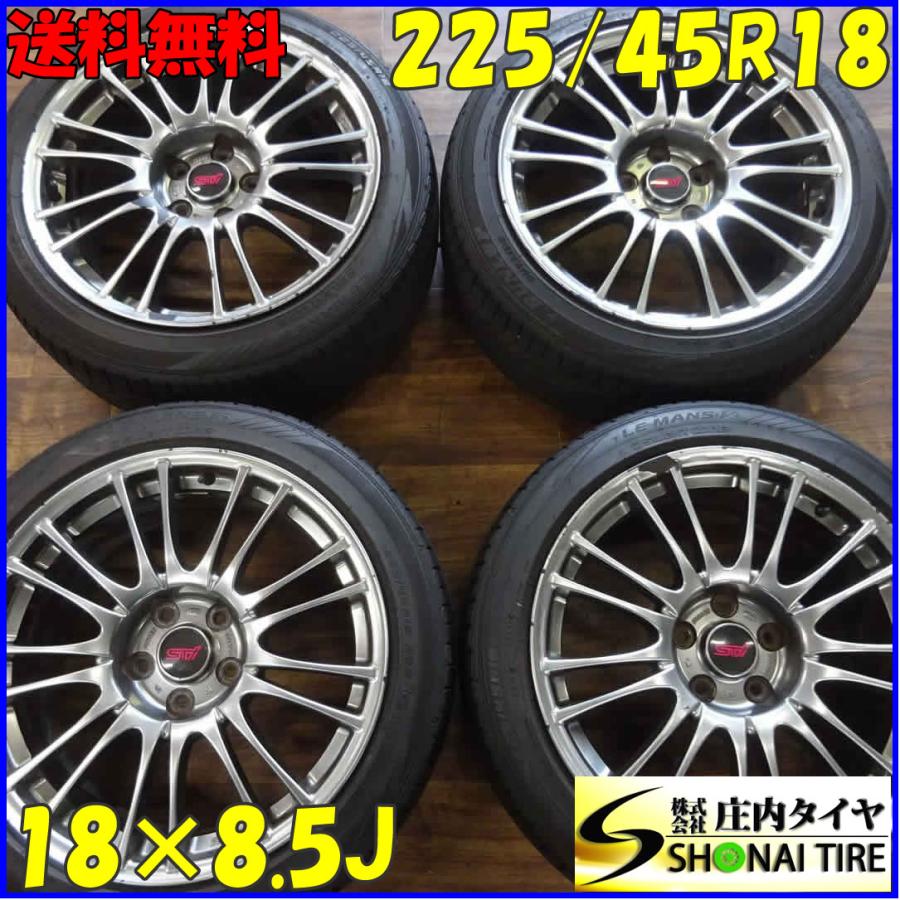 □4本SET!□NO,A5371□会社宛 送料無料□225/45R18 ×8.5J 95W