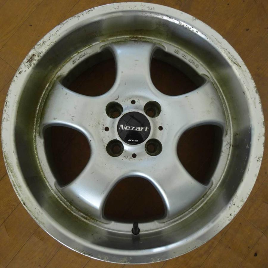 4本SET 会社宛 送料無料 17×7.5J WORK Nezart アルミ 4穴 PCD 100 +35 