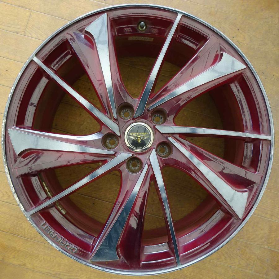 4本SET 会社宛送料無料 19×8J TOPY ドルフレン アルミ 5穴 PCD 114.3mm 