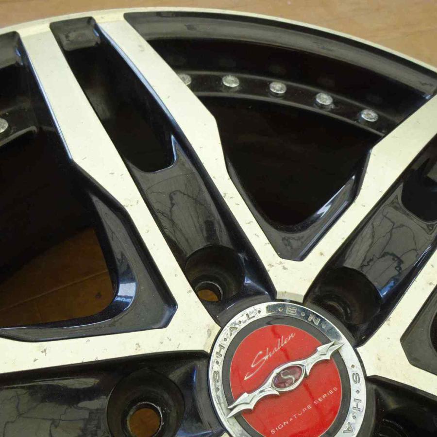 4本 会社宛送料無料 18×7.5J AME シャレン XF-55 アルミ 5穴 PCD 114.3 