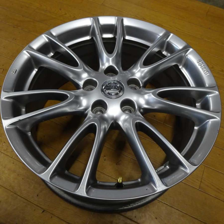4本SET 会社宛 送料無料 18×7.5J NISSAN スカイライン V36 純正 アルミ