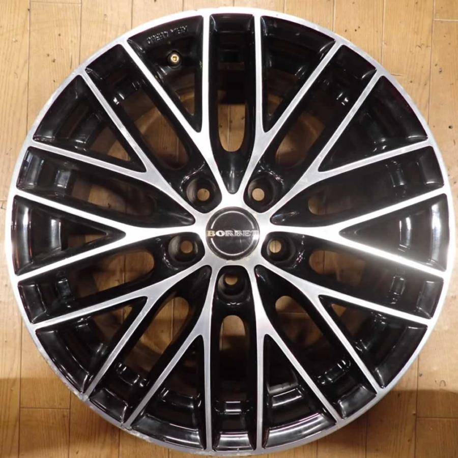 4本 会社宛 送料無料 17×7.5J BORBET プレミアム BS5 ブラポリ アルミ 