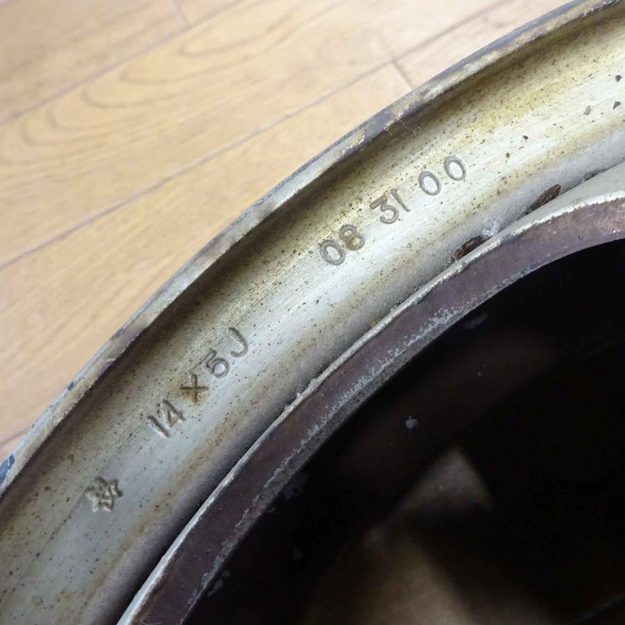 6本SET 会社宛 送料無料 14×5J トラック スチール ホイール 鉄 6穴 PCD