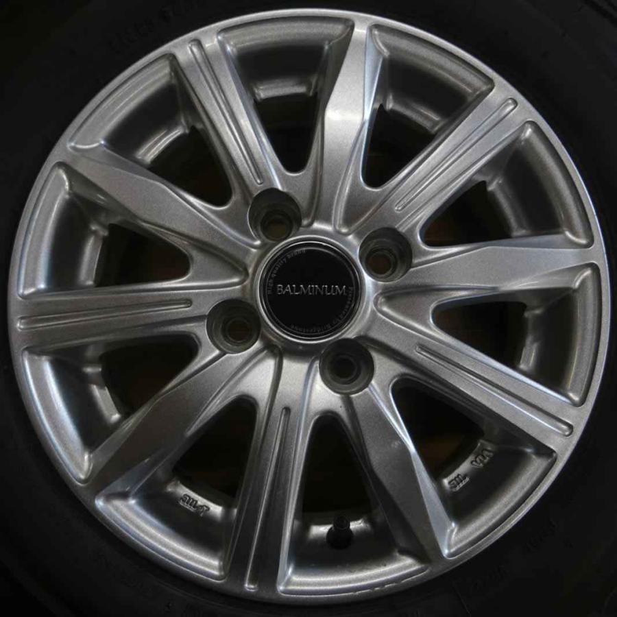 冬4本SET 会社宛 送料無料 155/80R13×4.5J 79Q ブリヂストン BS 