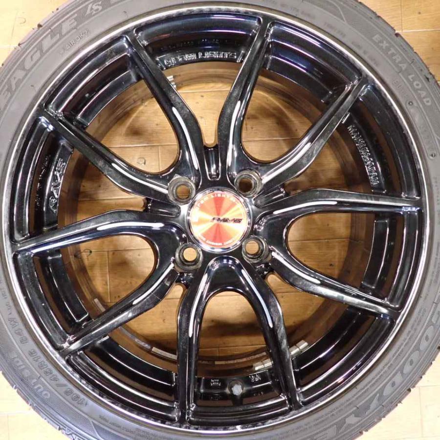 夏4本 会社宛送料無料 195/45R16×6.5J グッドイヤー イーグル LS