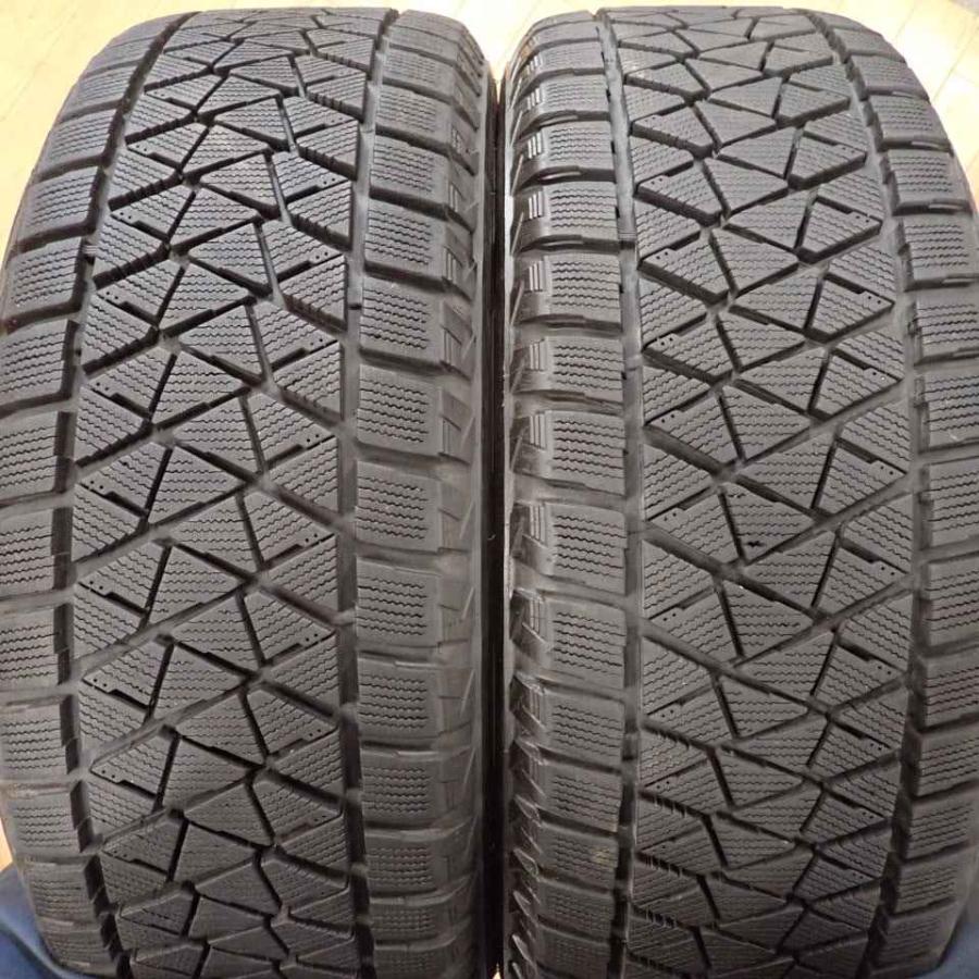 トゥアレグで使用１７インチ235ブリザック９部山４本純正ホイール 冬4本 会社宛 送料無料 235/55R18×7J 100Q ブリヂストン ブリザック DM
