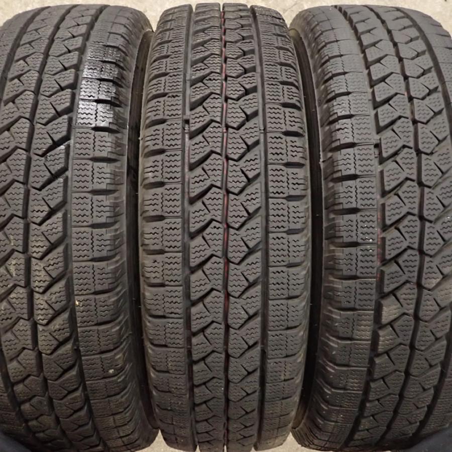 冬6本SET 会社宛 送料無料 195/75R15 109/107 LT ブリヂストン ブリザック W979 2021年製 地山 バリ溝 小型 ...