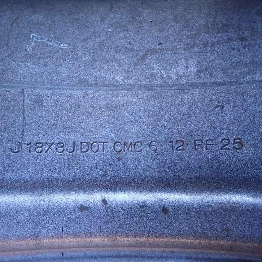 4本SET 会社宛 送料無料 18×8J US トヨタ タンドラ 純正 スチール