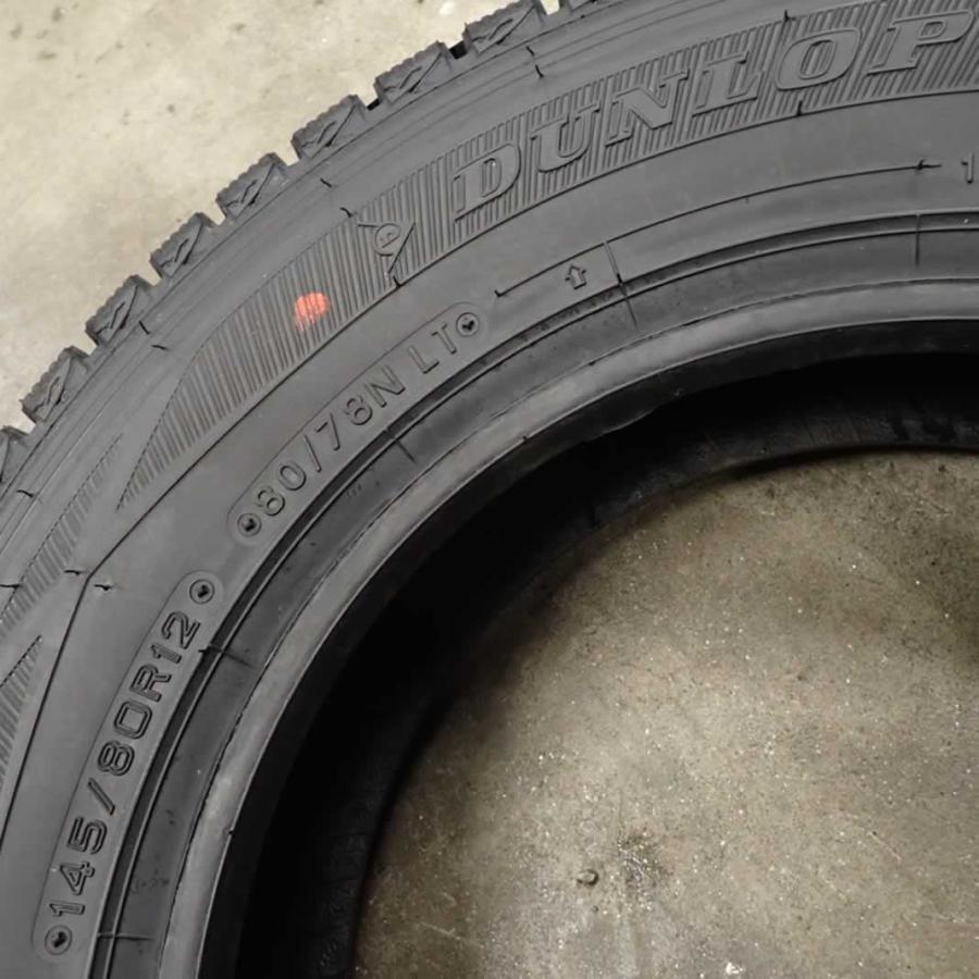 冬新品2022年製 4本SET 会社宛送料無料 145/80R12 80/78 LT ダンロップ